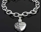 Link Bracelet with Engraved Heart